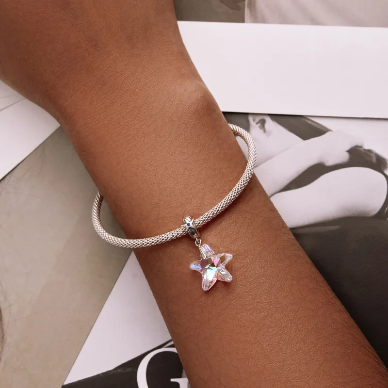 (imagem para) PANDORA Estilo Estrela-do-mar de Vidro Pingente - BSC599 - Visualizar 6