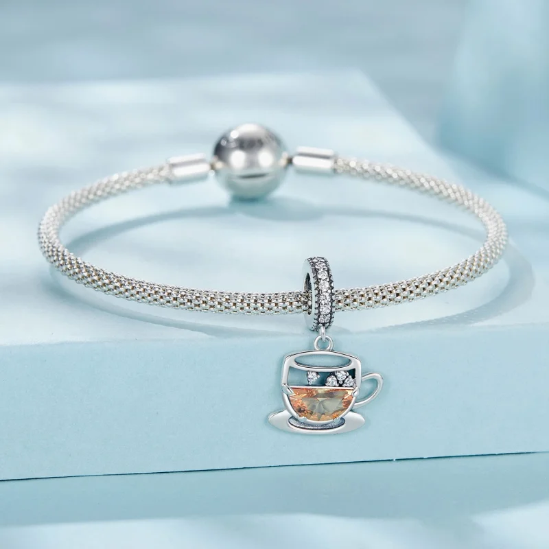 (imagem para) PANDORA Estilo Pingente de Café Interessante - SCC2842 - Visualizar 4