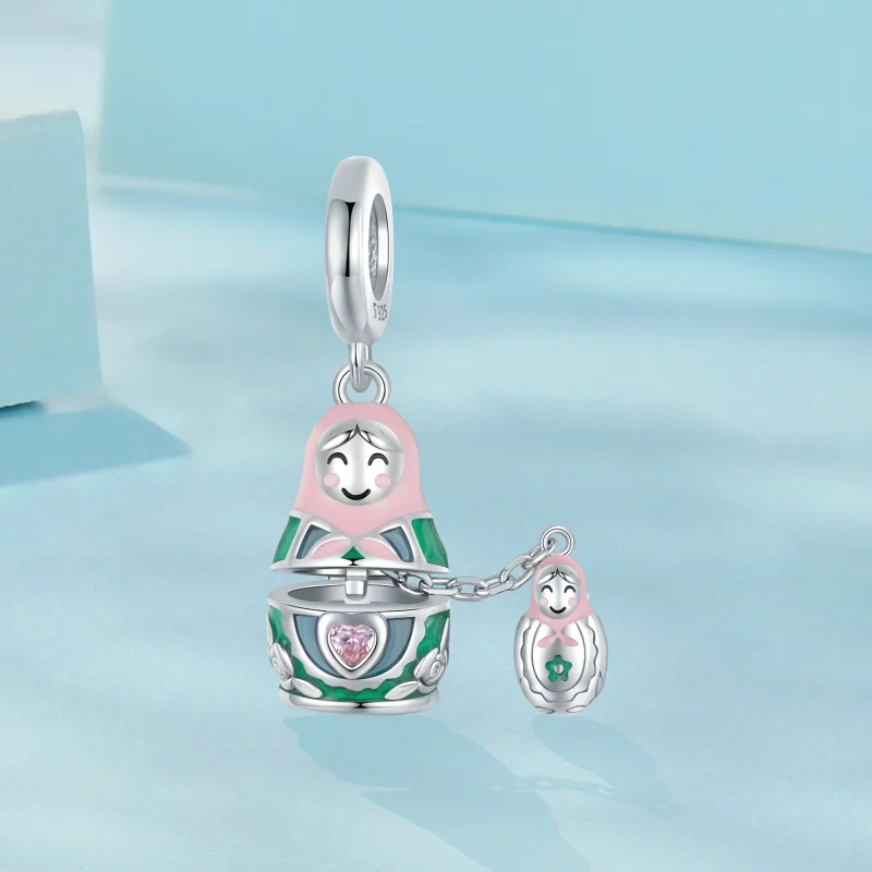 (imagem para) PANDORA Estilo Pêndulo Boneca Russa - SCC2901 - Visualizar 2