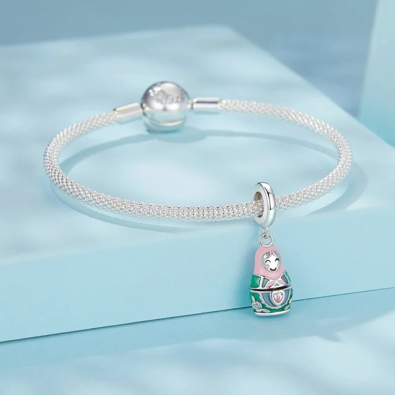 (imagem para) PANDORA Estilo Pêndulo Boneca Russa - SCC2901 - Visualizar 3