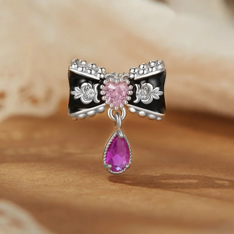 (imagem para) PANDORA Estilo Romântico Miçangas de Laço - BSC1055 - Visualizar 2