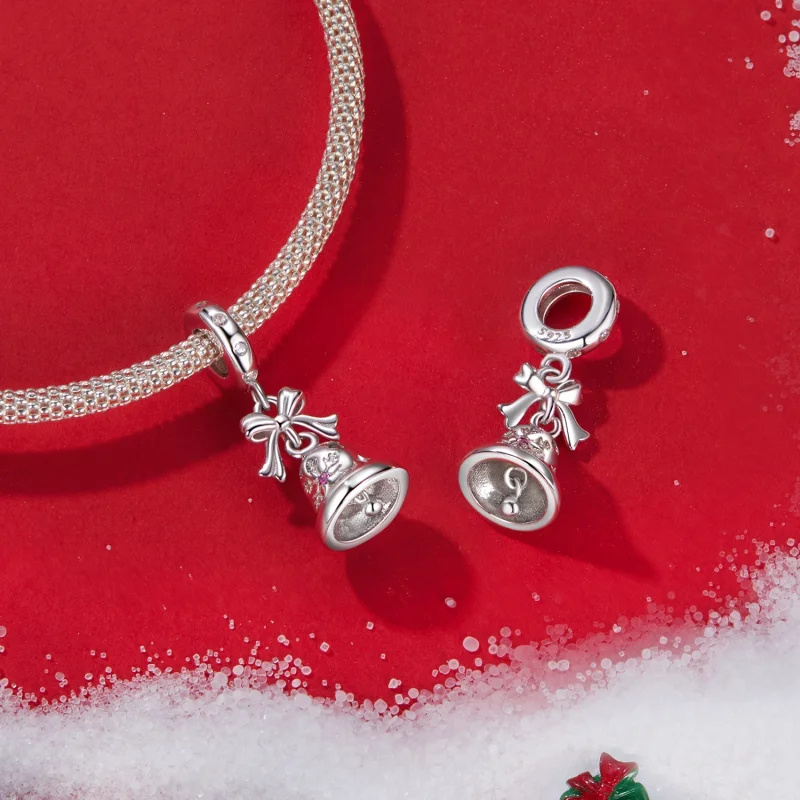 (imagem para) PANDORA Estilo Sino de Natal pingente - BSC1067 - Visualizar 4