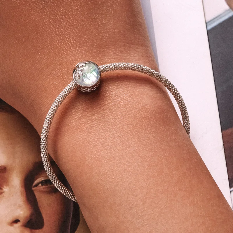 (imagem para) PANDORA Style Miçangas de Onda da Praia - BSC605 - Visualizar 6