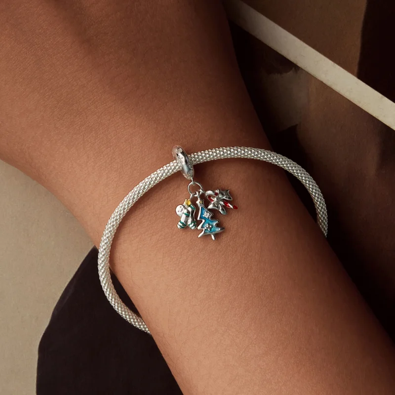 (imagem para) Pingente Alegria Natalina Estilo PANDORA - SCC2914 - Visualizar 5