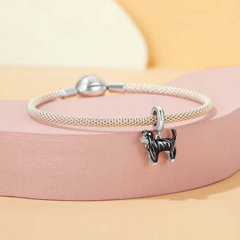 (imagem para) Pingente Border Collie Estilo PANDORA - SCC2836 - Visualizar 3