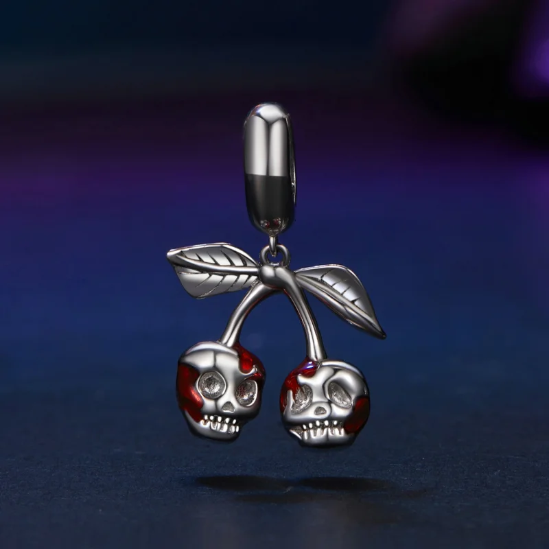 (imagem para) Pingente Caveira Cereja Estilo PANDORA - SCC2904 - Visualizar 2