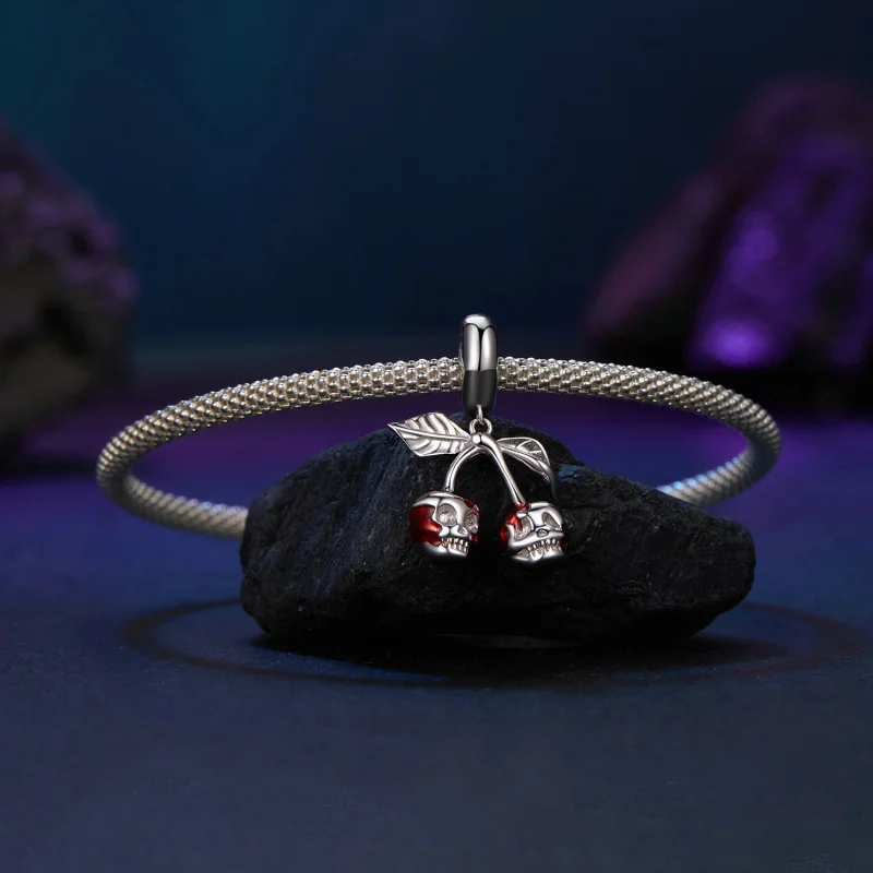 (imagem para) Pingente Caveira Cereja Estilo PANDORA - SCC2904 - Visualizar 3