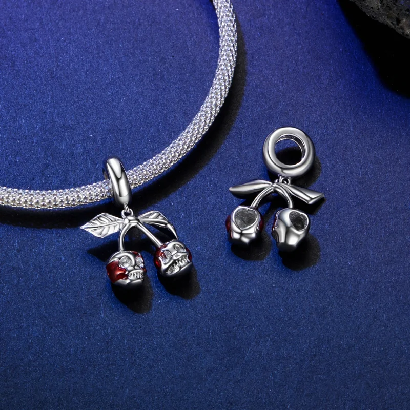 (imagem para) Pingente Caveira Cereja Estilo PANDORA - SCC2904 - Visualizar 4