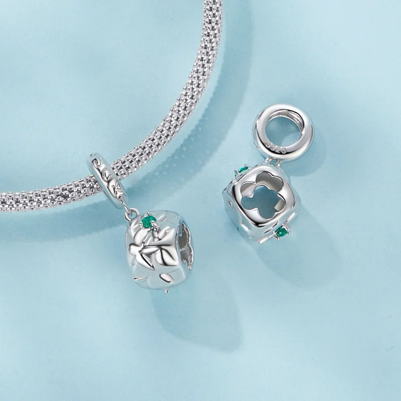 (imagem para) Pingente Dado de Trevo de Quatro Folhas PANDORA Style - SCC2839 - Visualizar 5