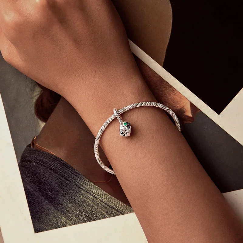 (imagem para) Pingente Dado de Trevo de Quatro Folhas PANDORA Style - SCC2839 - Visualizar 6