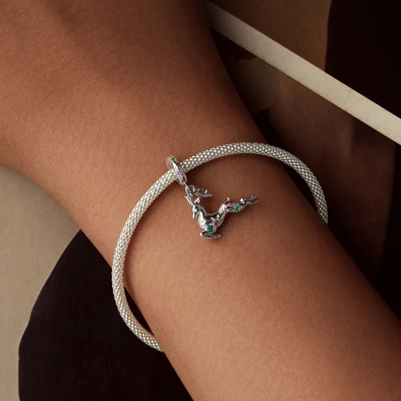 (imagem para) Pingente de Alce de Natal Estilo PANDORA - BSC1066 - Visualizar 5