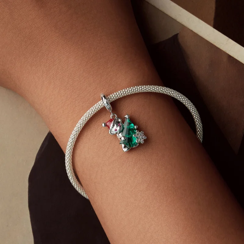 (imagem para) Pingente de Urso de Natal Estilo PANDORA - BSC1065 - Visualizar 5