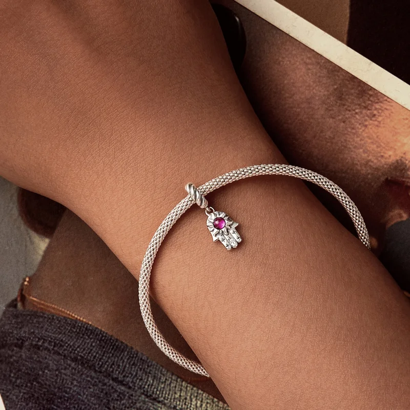 (imagem para) Pingente Mão de Fátima Estilo PANDORA - SCC2848 - Visualizar 5