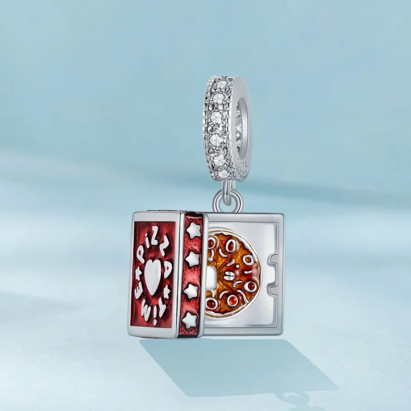 (imagem para) Pingente Pizza Divertido Estilo PANDORA - SCC2841 - Visualizar 2