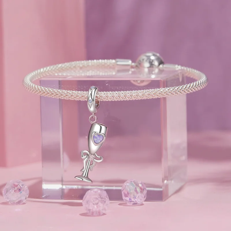 (imagem para) PINGENTE TAÇA VINTAGE ESTILO PANDORA - SCC2889 - Visualizar 3