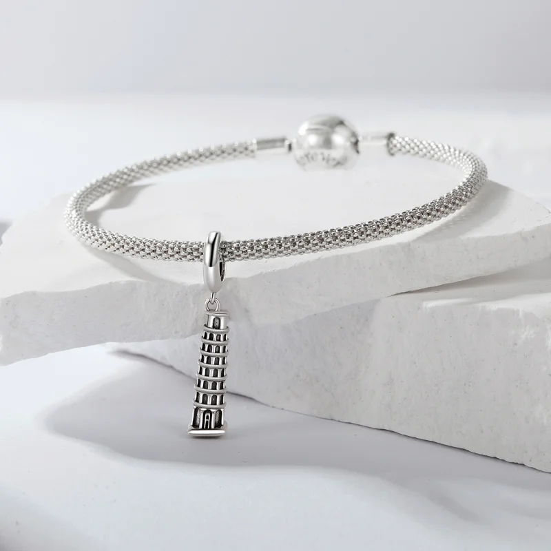 (imagem para) Pingente Torre de Pisa Inclinada Estilo PANDORA - SCC2876 - Visualizar 4
