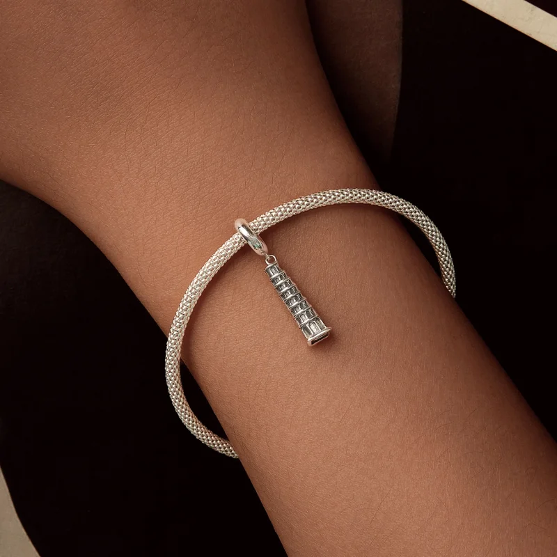 (imagem para) Pingente Torre de Pisa Inclinada Estilo PANDORA - SCC2876 - Visualizar 6