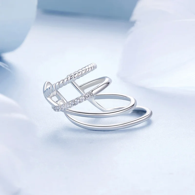 (imagem para) PULSEIRA DE OUVIDO MULTICAMADAS ESTILO PANDORA - BSE1063 - Visualizar 3