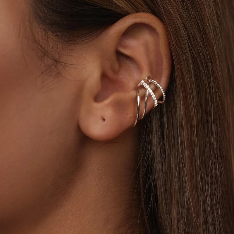 (imagem para) PULSEIRA DE OUVIDO MULTICAMADAS ESTILO PANDORA - BSE1063 - Visualizar 6