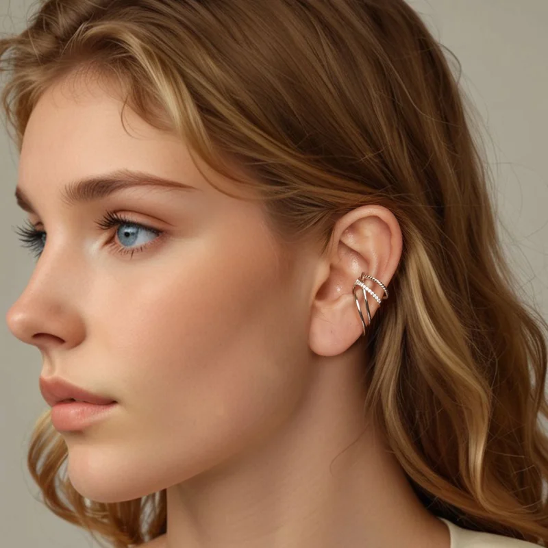 (imagem para) PULSEIRA DE OUVIDO MULTICAMADAS ESTILO PANDORA - BSE1063 - Visualizar 7