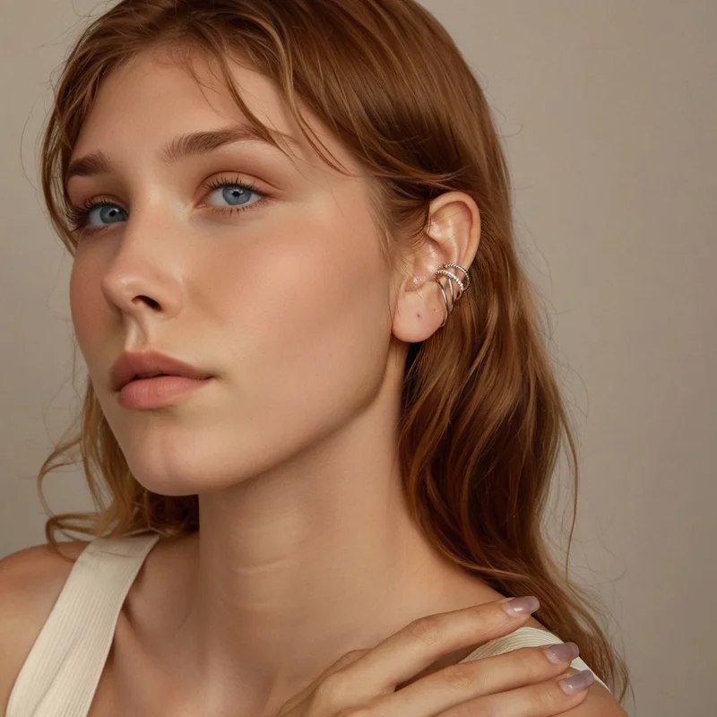 (imagem para) PULSEIRA DE OUVIDO MULTICAMADAS ESTILO PANDORA - BSE1063 - Visualizar 8