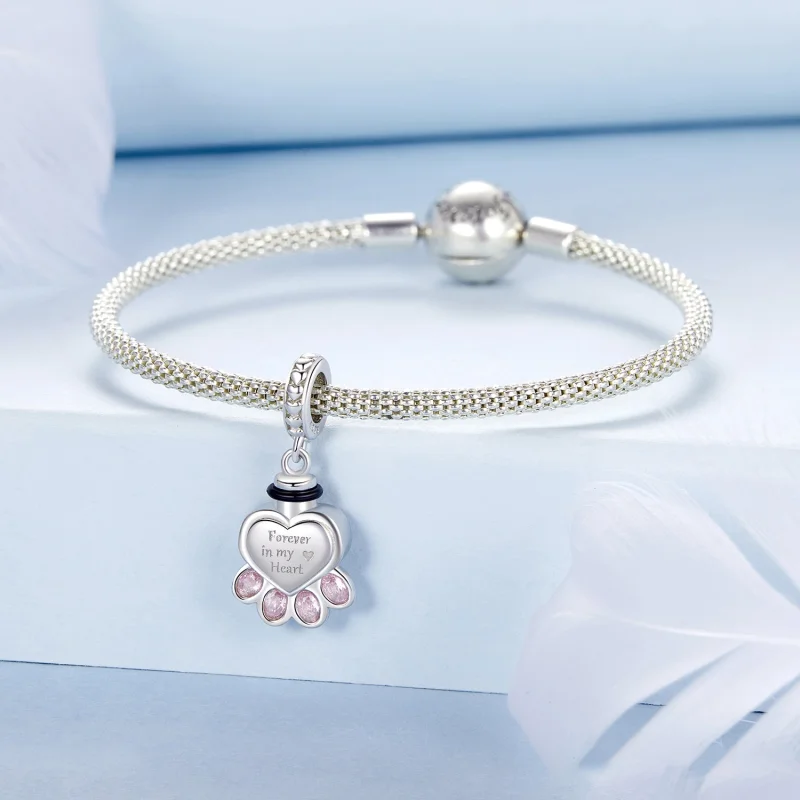 (imagem para) Urna Memorial para Pets PANDORA Style Pingente - BSC1037 - Visualizar 3