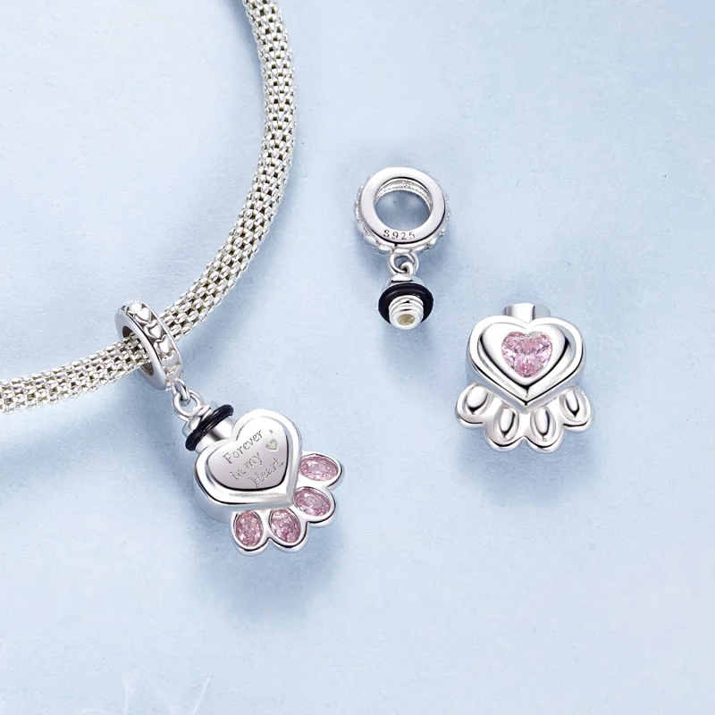 (imagem para) Urna Memorial para Pets PANDORA Style Pingente - BSC1037 - Visualizar 4