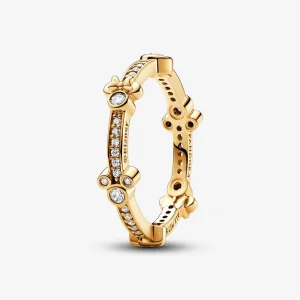 (imagem para) Anel Eternidade Brilhante Disney Mickey e Minnie da Pandora - 162957C01