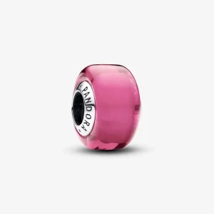 Charm em Mini Vidro Murano Pink Pandora - 793107C00 (imagem para) Charm em Mini Vidro Murano Pink Pandora - 793107C00