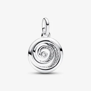 (imagem para) Charm Medalhão Espiral Gratidão Pandora ME - 793046C01