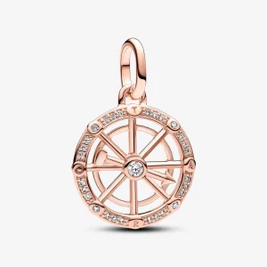 (imagem para) Charm Medalhão Roda da Fortuna Pandora ME - 783063C01
