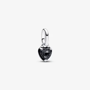 (imagem para) Charm Mini Pingente Coração Chakra Preto Pandora ME - 793042C01