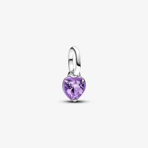 (imagem para) Charm Mini Pingente Coração Chakra Roxo Pandora ME - 793042C04