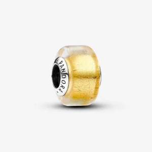 (imagem para) Charm Murano Mini Dourado em Vidro - 793353C00