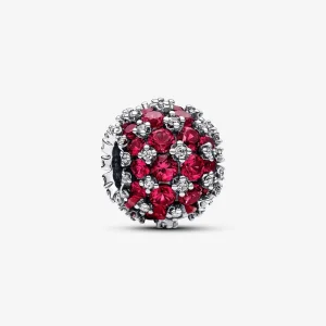 Charm Pandora Sparkling Pavé Redondo Rosa - 792630C03 (imagem para) Charm Pandora Sparkling Pavé Redondo Rosa - 792630C03