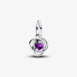 (imagem para) Charm Pingente Circular Eternidade Roxo de Fevereiro Pandora - 793125C02