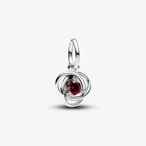 (imagem para) Charm Pingente Círculo Eternidade Vermelho Pandora Janeiro - 793125C01