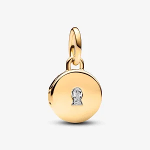 (imagem para) Charm Pingente Medalhão do Amor Abrível e Gravável Pandora - 763066C01