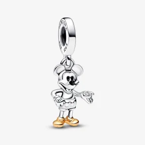 (imagem para) Charm Pingente Mickey Mouse 100º Aniversário da Disney com Diamante Cultivado em Laboratório Pandora - 792812C01