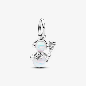 (imagem para) Charm Pingente Opalescente Boneco de Neve Pandora - 792981C01