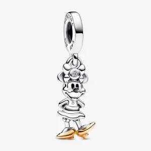 (imagem para) Charm Pingente Pandora 100 Anos da Disney Minnie Mouse com Diamante Cultivado em Laboratório - 792559C01
