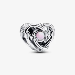Pandora Charm de Mãe e Coração Vazado - 793233C01 (imagem para) Pandora Charm de Mãe e Coração Vazado - 793233C01