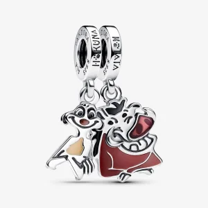 (imagem para) Pandora Disney O Rei Leão Timão & Pumba Charm Divisível Pingente - 793357C01
