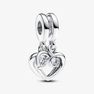 (imagem para) Pandora Forever & Always Pingente Duplo Articulado - 793232C01