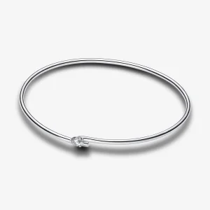 (imagem para) Pulseira Aberta Pandora Nova Diamante Cultivado em Laboratório 0,25 quilates Prata Sterling - 593220C01