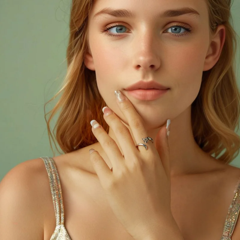 (imagem para) Anel Aberto de Raposa PANDORA Style - SCR1066-E - Visualizar 11