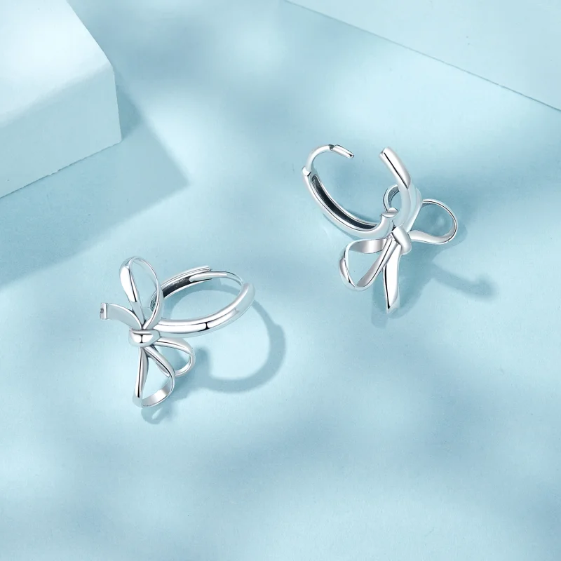 (imagem para) Brincos de Laço Estilo PANDORA - SCE1752 - Visualizar 6