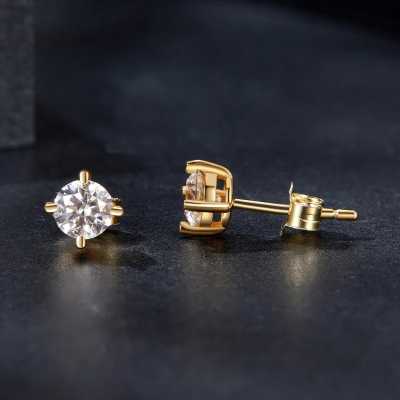 (imagem para) Brincos PANDORA Style 0.5ct Moissanita - MSE038-BM - Visualizar 4