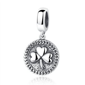 Charm Pendente Trevo life Pandora - SCC039 Charm Pendente Trevo life Pandora - SCC039