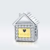 Charm Dois tons Família para sempre estilo Pandora - SCC1330